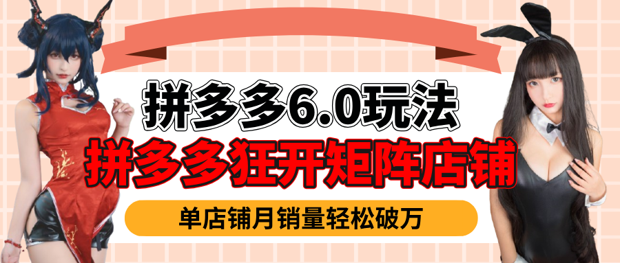 拼多多虚拟商品暴利6.0玩法，轻松实现月入过万-蓝图副业