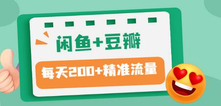 【副业项目3442期】闲鱼和豆瓣精准引流全系列课程，每天引流200+精准粉（闲鱼引流推广怎么做）-蓝图副业