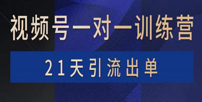 【副业项目4068期】视频号训练营：带货，涨粉，直播，游戏，四大变现新方向，21天引流出单-蓝图副业