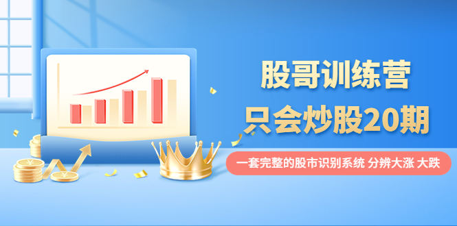 【副业项目4108期】股哥训练营·只会炒股20期：一套完整的股市识别系统，分辨大涨、大跌-蓝图副业
