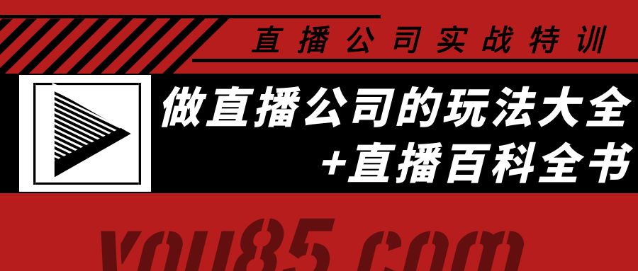 【副业项目4162期】老陈·直播公司实战特训：做直播公司的玩法大全+直播百科全书-蓝图副业