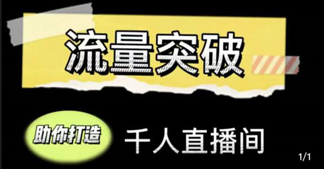 【副业项目4460期】直播运营实战视频课，助你打造千人直播间（14节视频课）-蓝图副业