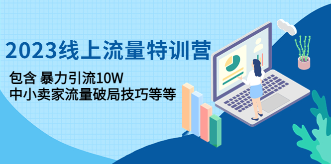【副业项目4809期】2023线上流量特训营：包含暴力引流10W+中小卖家流量破局技巧等等-蓝图副业