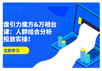 【副业项目4944期】达摩盘引力魔方&万相台投放课：人群组合分析，高效投放实操-蓝图副业