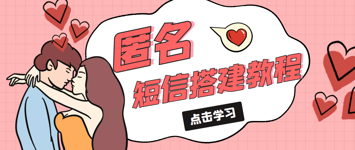 【副业项目5399期】冷门月入过万的匿名短信项目搭建教程【网站源码+网站搭建视频教程】-蓝图副业