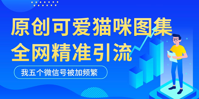 【副业项目5588期】黑科技纯原创可爱猫咪图片，全网精准引流，实操5个VX号被加频繁-蓝图副业