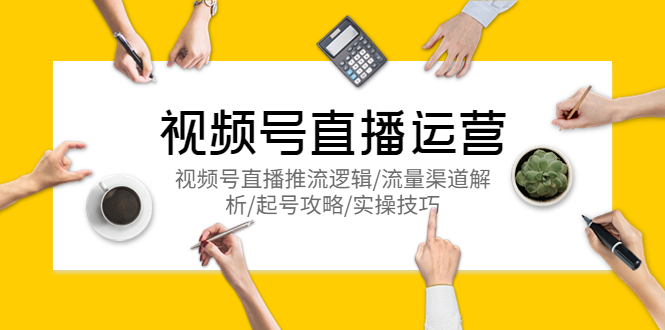 【副业项目5788期】视频号直播运营，视频号直播推流逻辑/流量渠道解析/起号攻略/实操技巧-蓝图副业