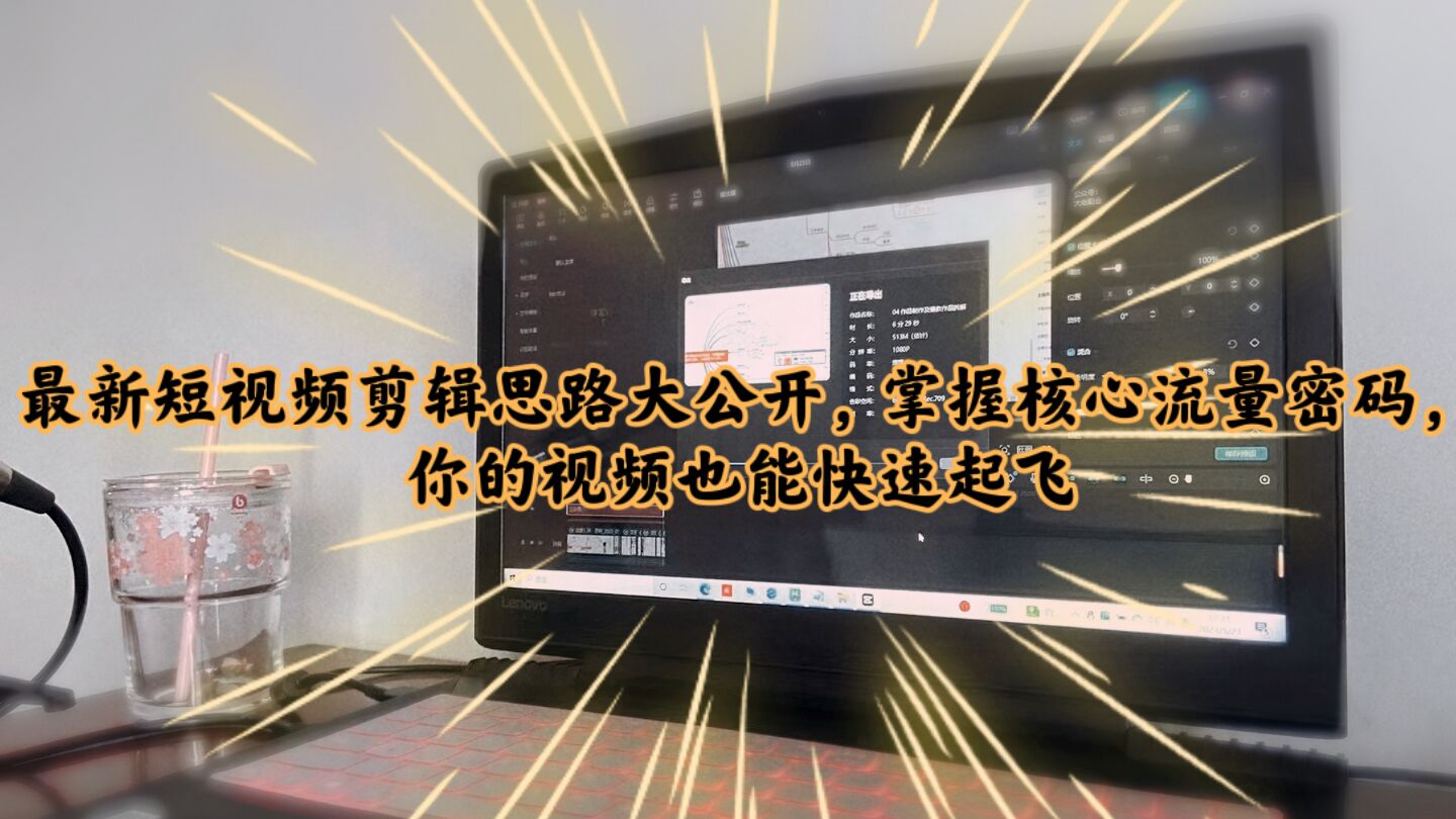 【副业项目6115期】最新短视频剪辑思路大公开，掌握核心流量密码，你的视频也能快速起飞-蓝图副业