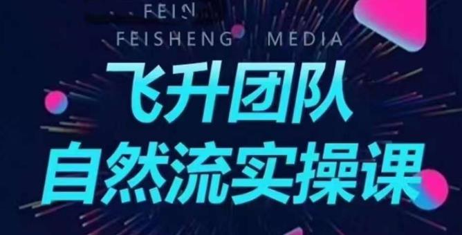 【副业项目6267期】飞升团队课程自然流实操课，抖音半无人起号主播间搭建教学-蓝图副业