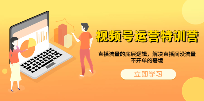 【副业项目6283期】视频号运营特训营，直播流量的底层逻辑，解决直播间没流量，不开单的窘境-蓝图副业