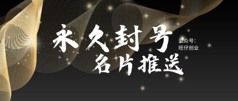 【副业项目6006期】最新微信号永久封号名片推送技术，封号后还是能名片推送消息-蓝图副业