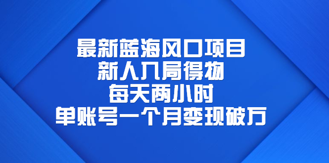 【副业项目6649期】最新蓝海风口项目,新人入局得物,每天两小时,单账号一个月变现破万-蓝图副业