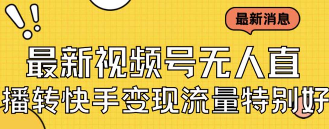 【副业项目7253期】视频号无人直播转快手变现美女玩法日入500+-蓝图副业