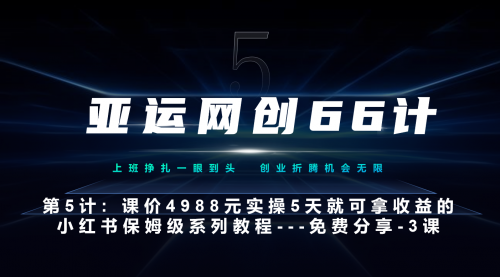 【副业项目7213期】小红书第3课-3步创建和包装你的账号–硬菜-蓝图副业