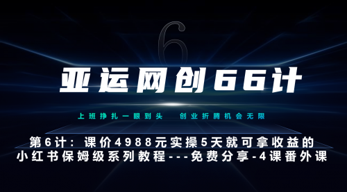 【副业项目7228期】小红书第4课-黑科技带来流量巨变-蓝图副业