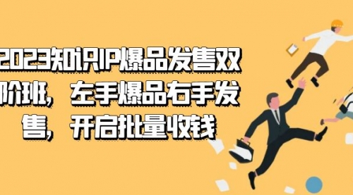 【副业项目7652期】2023知识IP-爆品发售双 阶班，左手爆品右手发售，开启批量收钱-蓝图副业