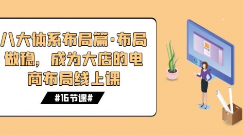 【副业项目7712期】八大体系布局篇·布局做稳，成为大店的电商布局线上课（16节课）-蓝图副业