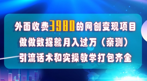 【副业项目8036期】在短视频等全媒体平台做数据流量优化，实测一月1W+，在外至少收费4000+-蓝图副业