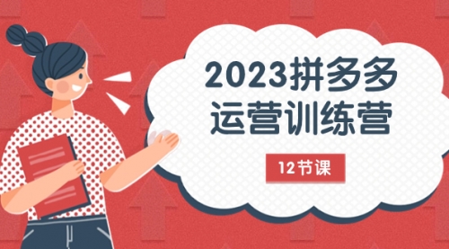 【副业项目8102期】2023拼多多运营训练营：流量底层逻辑，免费+付费流量玩法（12节课）-蓝图副业