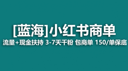 【副业项目8509期】最强蓝海项目，小红书商单！长期稳定，7天变现-蓝图副业