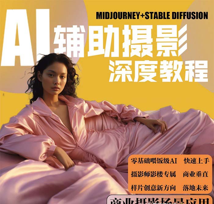 【副业8814期】2024年AI辅助摄影人工智能商业应用摄影课程（37节课）-蓝图副业
