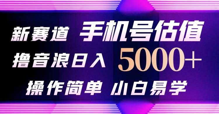 抖音不出境直播【手机号估值】最新撸音浪，日入5000+，简单易学，适合…-蓝图副业
