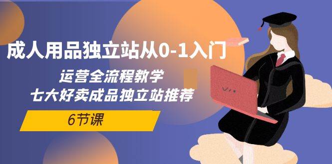 成人用品独立站从0-1入门，运营全流程教学，七大好卖成品独立站推荐-6节课-蓝图副业