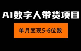 2024年Ai数字人带货，小白就可以轻松上手，真正实现月入过万的项目-蓝图副业