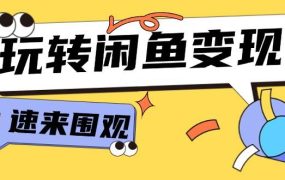 从0到1系统玩转闲鱼变现,教你核心选品思维,提升产品曝光及转化率-15节-蓝图副业