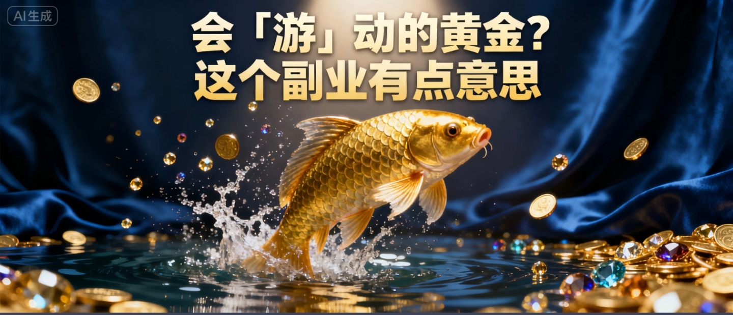 单号月销1.5W+！AI“凭空造鱼”带货新玩法，小白3分钟出一个爆款视频-蓝图副业