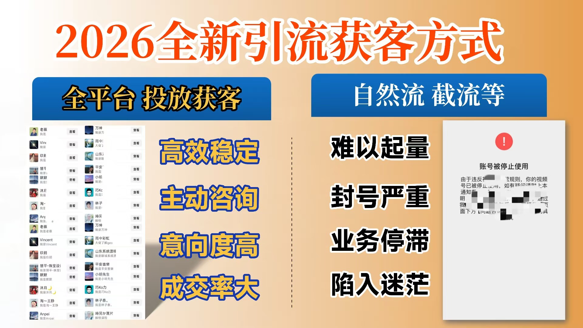 【首发】打破获客壁垒，如何利用投放实现财富自由与事业升级-蓝图副业